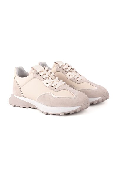 Libero L4821 Suede Leather Men's Sneakers Bone