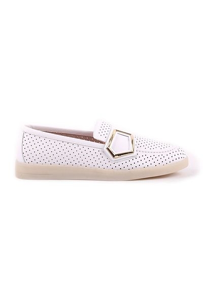 Libero Дамски обувки, модел Loafers, бели L039.8713