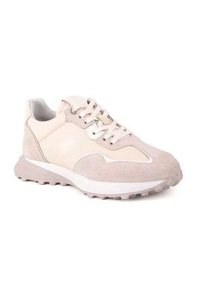Libero L4821 Suede Leather Men's Sneakers Bone