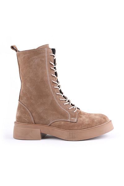 Libero L04.359 Suede Leather Γυναικείες Μπότες Caramel