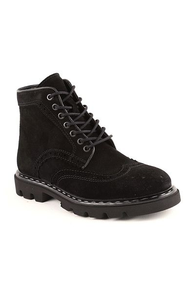 Libero L4854 Suede Leather Ανδρικές Μπότες Μαύρες