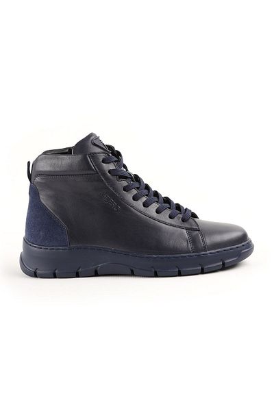 Libero L4888 Ανδρικές Δερμάτινες Μπότες Navy Blue