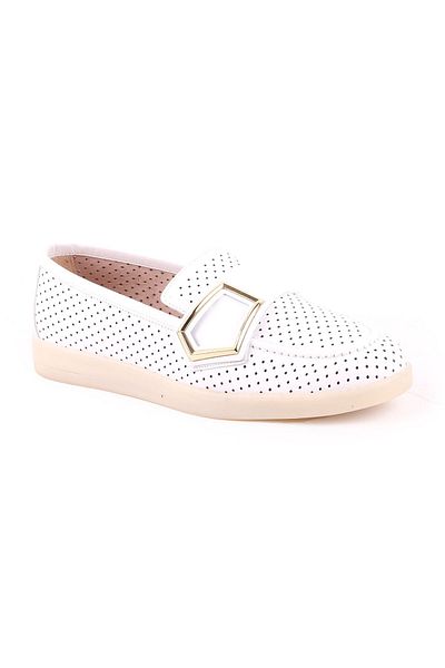 Libero Дамски обувки, модел Loafers, бели L039.8713