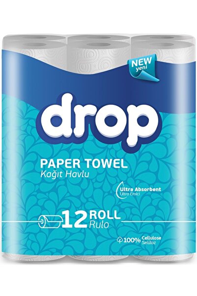 Drop Kağıt Havlu Çift Katlı 12 Li Paket