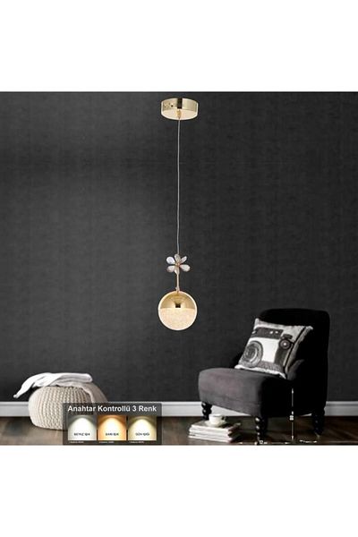 MHK Collection Spring Globe 3 Color Led Globe Chandelier