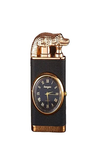 HK GİFT SHOP Kişiye Özel Saatli Ejderha Çakmak