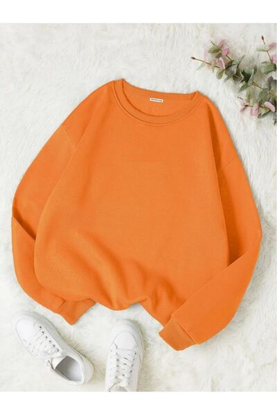 blackbonds Unisex Renkli Bisiklet Yaka Sweatshirt