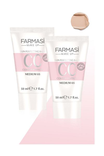 Farmasi 2 Pieces CC All In One Cream - Medium 50ml