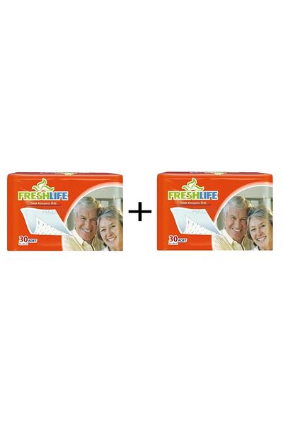 Freshlife Mattress Protector Cover 60 Cm X 90 Cm 30 Pieces Freshlıfe Patient Bottom Pad X 2 PCS
