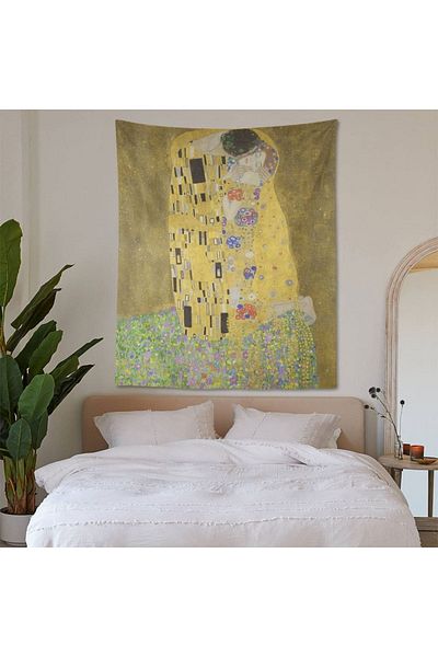 WALLHANG The Kiss Wall Cloth, Wall Carpet 130x150 Cm