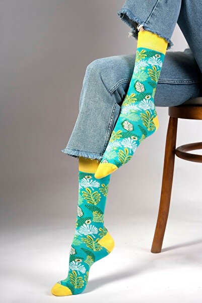 Ozzy Socks Lime Patterned Socks