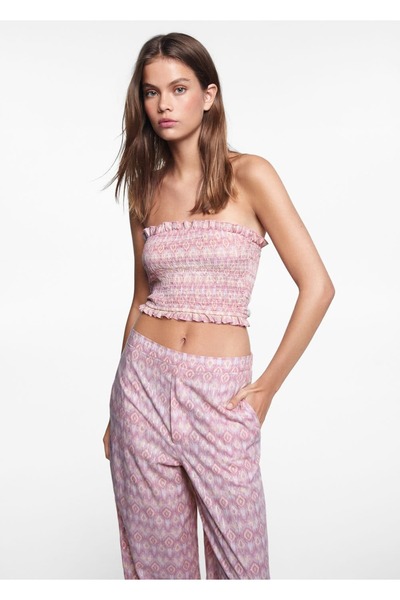 Mango Teen Pantaloni Roz Pentru Copii