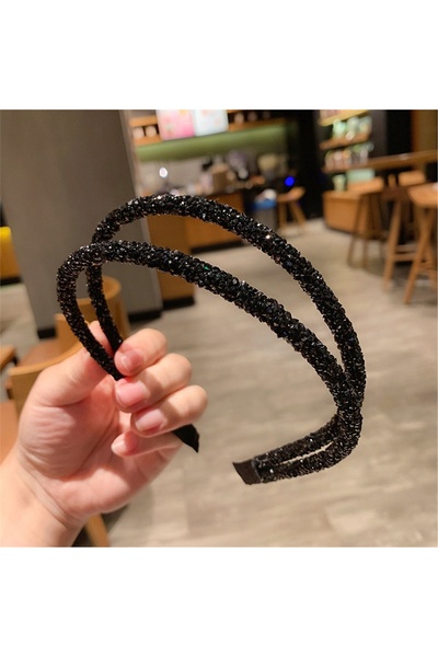 So Much Accesories Τόσο πολύ Γυναικείο Σετ Κλεοπάτρα 6 Μαύρες κεφαλόδεσμες με...