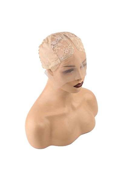 KONAK PERUK Yellow T Lace Tulle Wig Sewing Net