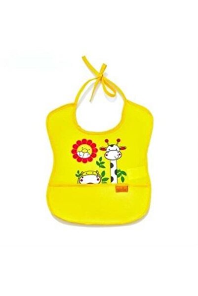 Babyjem Водоустойчив лигавник за деца, малък размер (Цвят: Жълт)