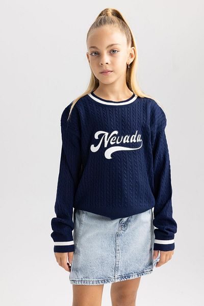 DeFacto Girl's Crew Neck Sweater - A2885a823au