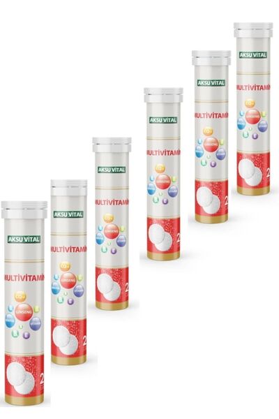 Aksu Vital Multivitamin Effervescent X 6 Pieces