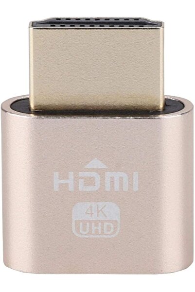 BASTORE Hdmi 4k Uhd Dummy Plug Minning Bitcoin Sanal Monitör Ekran Kartı Emül...