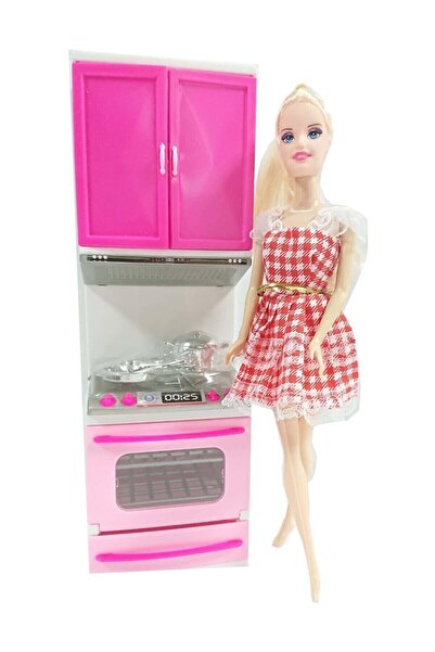 oydaş oyuncak Oydaş Anlily Bebekli Fırın Mutfak Seti