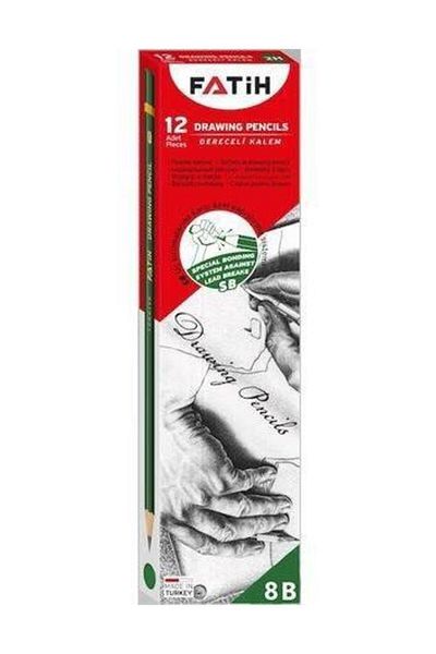 Fatih 8b Model Lead Pencil Graduated - Pack of 12