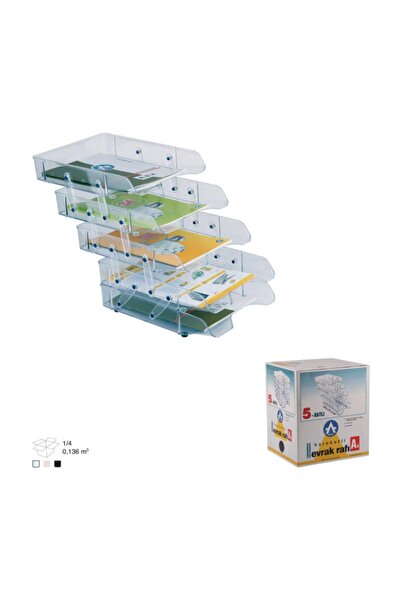 Genel Markalar Marka: Ark 3a Ark 5'li Hareketli Evrak Rafı 2085 Kategori: Mas...