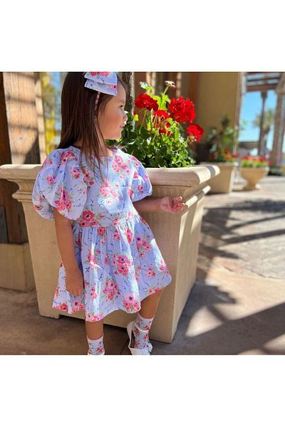 wiizy kids Girl - Summer Flower Patterned Dress