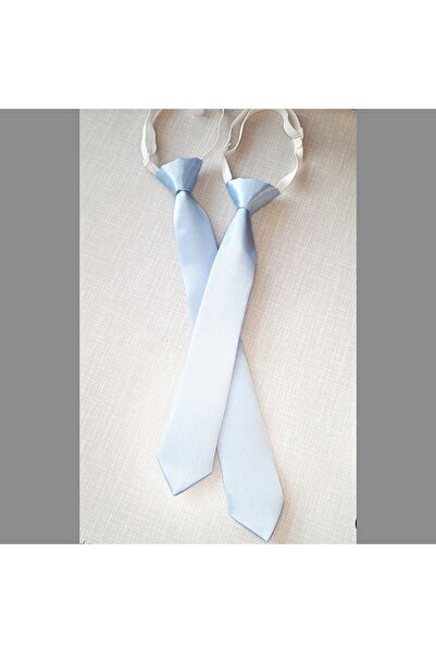 GallanD Tie 7-8 Years Old Children's Plain Satin Tied Unisex Special Day Birthday Wedding Satin Tie