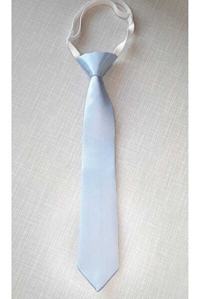 GallanD Tie 9-10 Years Old Children's Plain Satin Tied Unisex Special Day Birthday Wedding Satin Tie