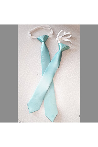 GallanD Tie 3-4 Years Old Children's Plain Satin Tied Unisex Special Day Birthday Wedding Satin Tie