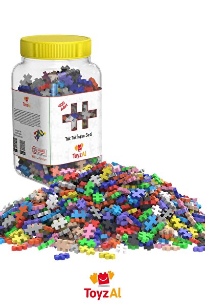 Toyzal Eğitici Yapı Blok Seti 400 Parça 12 Renk Zeka Geliştirici İnşaat Oyuncağı 3+ Yaş Çocuklar İçin