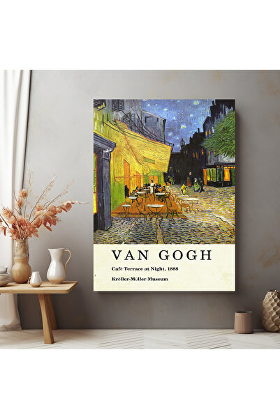 KOLDEMİR Van Gogh, Noaptea în Cafeneaua Terrace, Pictură, Decorare interioară