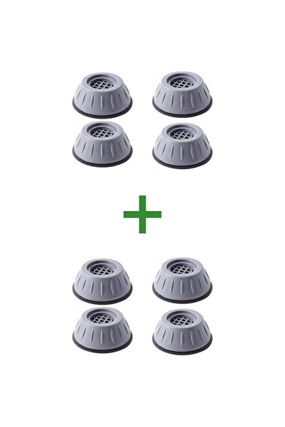 EUROLUXE 8 bucăți suport pentru produse albe, picior, mașină de spălat vase, frigider și anti-vibrații