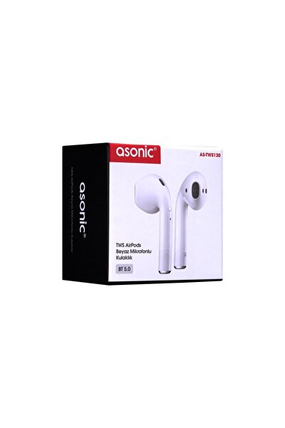 Store As-tws130 Beyaz Mobil Telefon Uyumlu Bluetooth Tws Airpods Mikrofonlu K...