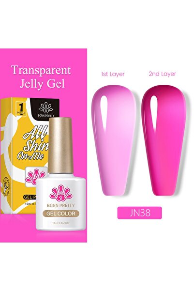 Born Pretty PRO JELLY NUDE GEL 10 ML YARI SAYDAM KALICI OJE