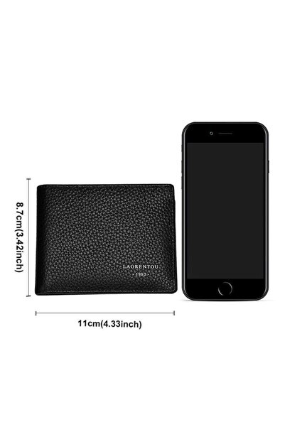 Laorentou Genuine Italian Leather Men's Wallet - Card Holder