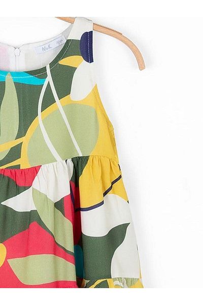 NK Colorful Cotton Lined Soft Girl's Dress