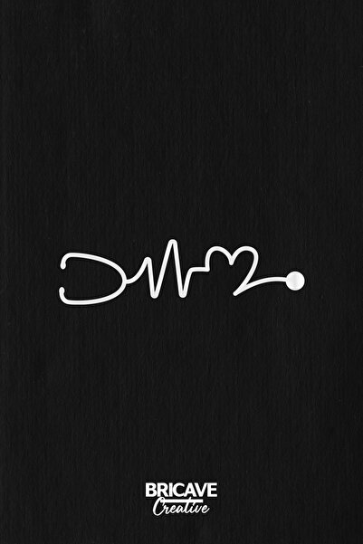 Bricave Doktor Steteskop Araba Motosiklet Cam Etiket Sticker 24x6,5cm