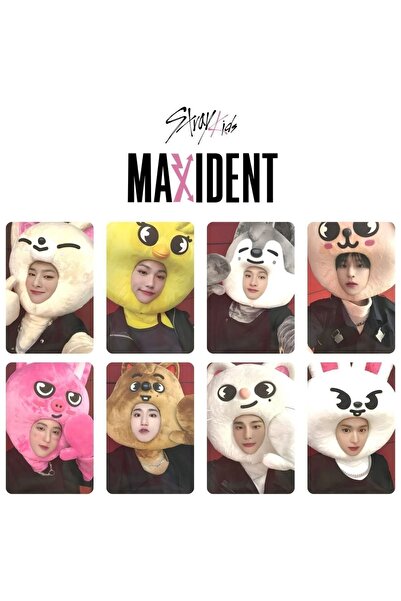 Kpop Dünyasi Stray Kıds '' Maxident '' Pob 2 Pc Set