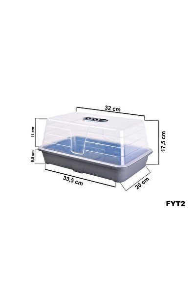 KıtayGroup Fide Ve Bitki Yetiştirme Tohum Çimlendirme Fanusu 4,1 Lt