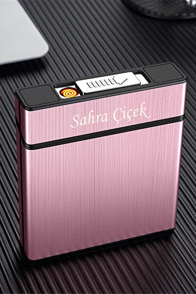 tusah Usb Şarjlı Elektronik Çakmak Taşınabilir Sigara Paketi Muhafaza Kutusu ...