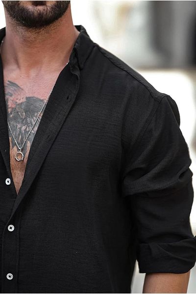 çerme Summer Linen Shirt - Long Sleeve