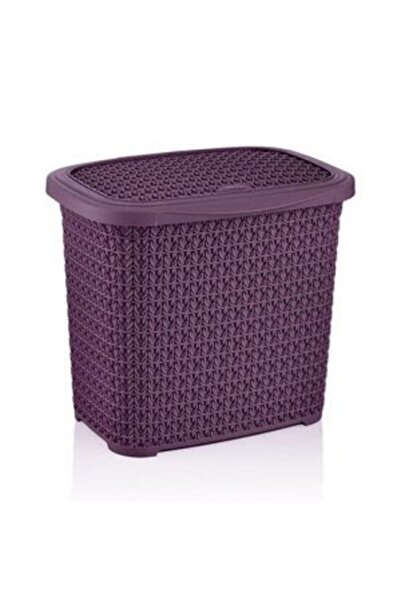 KıtayGroup Mürdüm Örgü Desenli 4.5 Litre Kalgonluk