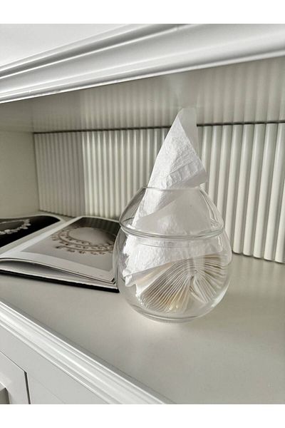 dekorasyon garajı Glass Napkin Holder