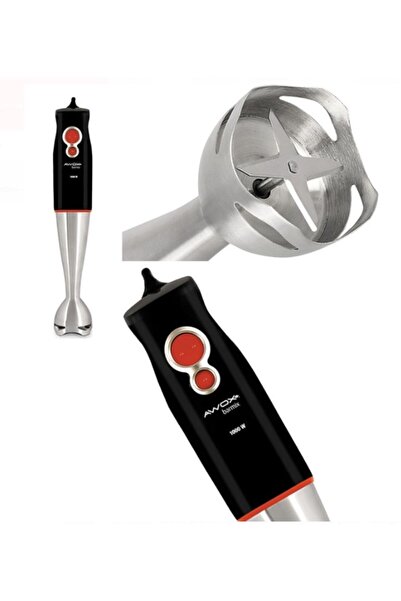 Genel Markalar New 2022 Paslanmaz Çelik 4 Kanat Bıçaklı Sessiz 1000 Watt Çubuk El Blenderi