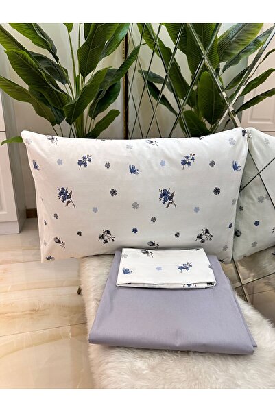 micoton Double 100% Cotton Sheet Pillow Set - Non-Elastic