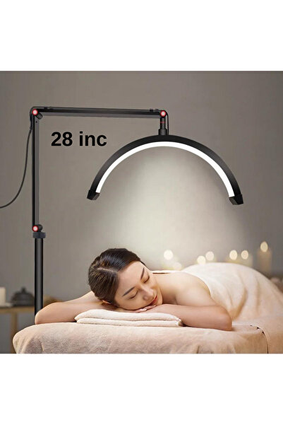 post alley Ay Lamba 28inç Led Video Işığı Yarım Ay Kumandalı Dolgu Işık Kalıc...