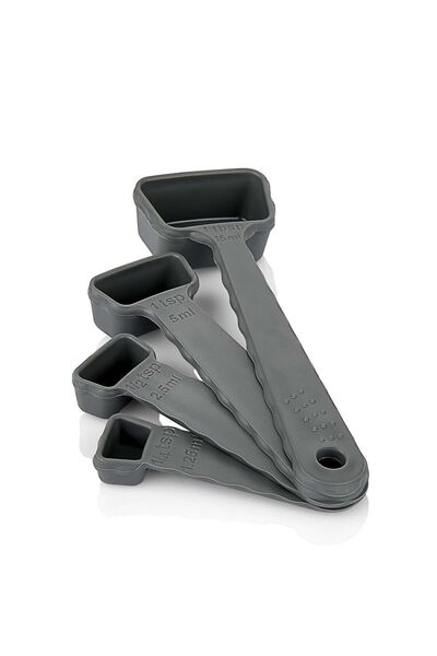 Dükkanönü Practical Set of 4 Spoons - Adjustable Size Kp-110