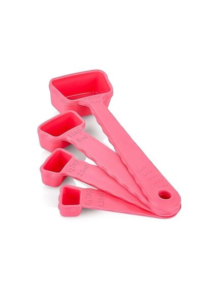 Dükkanönü Practical Set of 4 Spoons - Adjustable Size Kp-110