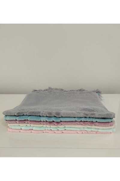 HMZ FİESTA 30X50 Σετ 12 πετσετών με κεντημένα κρόσσια Etamin και Kanavice