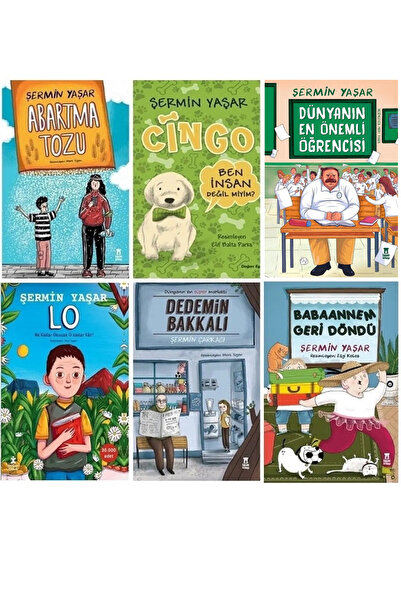 Taze Kitap Dünyanın En Önemli Öğrencisi - lo - cingo - abartma tozu - dedemin bakkalı  / 6 kitap - şermin yaşar